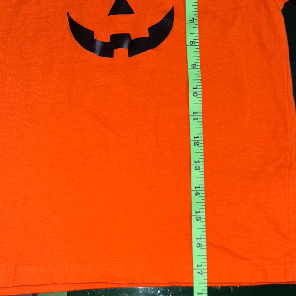 Rabbit Skins Orange Pumpkin T-Shirt Fall Kids Tee Size 5/6 - Picture 6 of 7